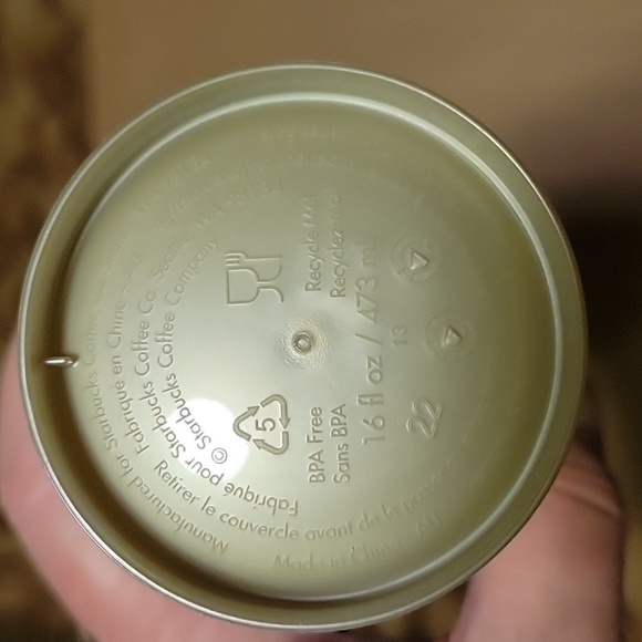 Starbucks Gold to silver Enchanted Forest color changing cup , New - Picture 6 of 6